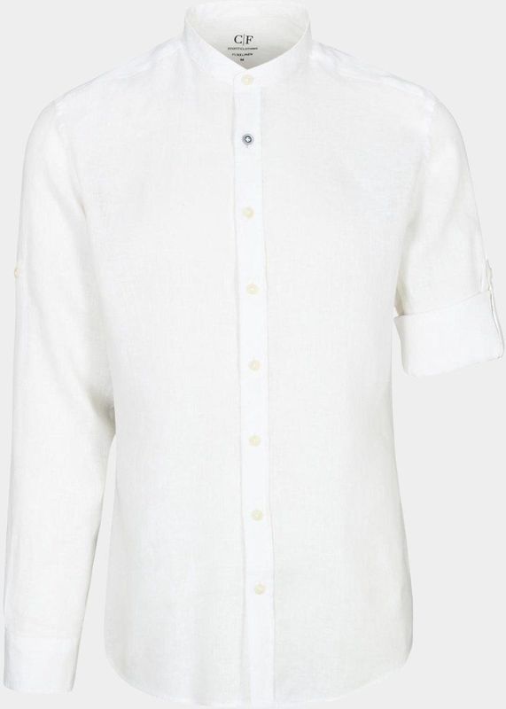 Commander - Casual Hemd - Wit - Lange Mouw