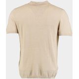 Commander - Polo - Korte Mouw - Beige - 100% Katoen