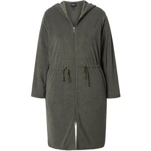 Ulla Popken Badjas kort  grafiet