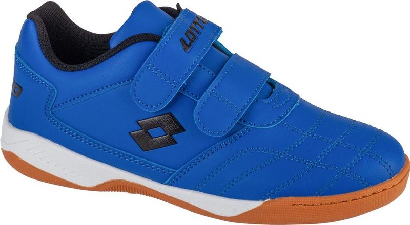 Lotto - Zaalschoenen - Blue-black - Niet-verkleurende Zool - Klittenbandsluiting