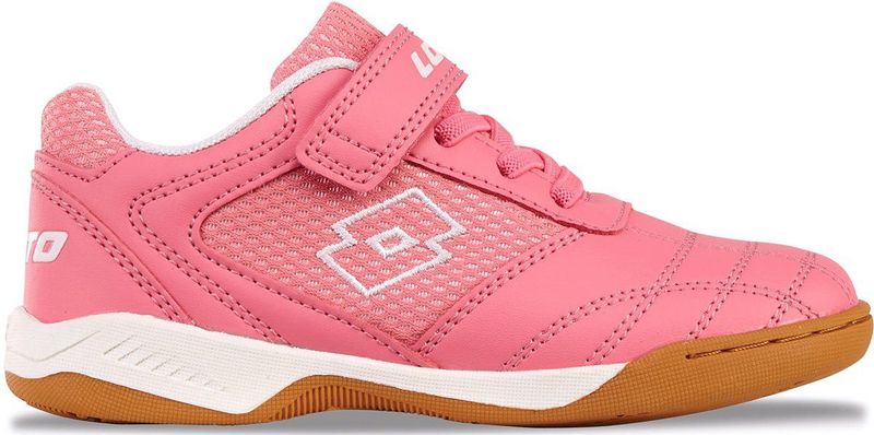 Lotto - Zaalschoenen - FR.PINK-WHITE - Voor Kindervoeten Geschikte Pasvorm