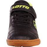 Lotto - Zaalschoenen - Lime/black - Met een Voor Kindervoeten Geschikte Pasvorm