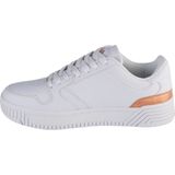 Lotto - Sneakers - Wit/Copper - Glanzend - Vetersluiting