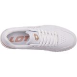 Lotto - Sneakers - Wit/Copper - Glanzend - Vetersluiting