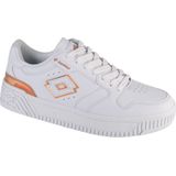 Lotto - Sneakers - Wit/Copper - Glanzend - Vetersluiting