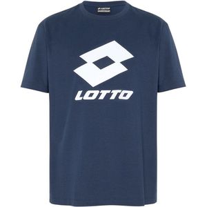 Lotto - T-shirt - Dress blues - Met Opvallende Logoprint