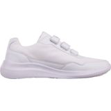 Sneakers - Wit-Licht Grijs - Licht & Comfortabel - Klittenbandsluiting