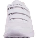 Sneakers - Wit-Licht Grijs - Licht & Comfortabel - Klittenbandsluiting