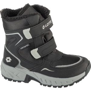 LOTTO Unisex Alstyne Tex K halflange laarzen voor kinderen, zwart limoen, 25 EU