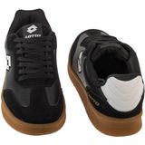 Zwart/wit - Sportschoenen - Rubber - Laag - Vetersluiting