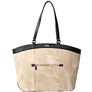 IDONY Dames Shopper Bag, zwart