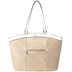 IDONY Dames Shopper Bag, wit
