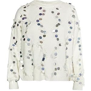 TANUNA Sweater voor dames, Gebroken wit