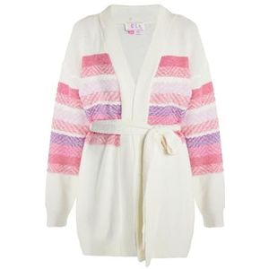 IKITA Damescardigan, Wit meerkleurig, XS/S