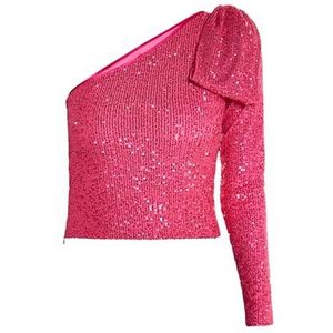 SANIKA Haut à manches simples pour femme, Rose, M