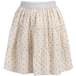 CHANI Minirok voor dames, Wolwit met gouden stippen, S