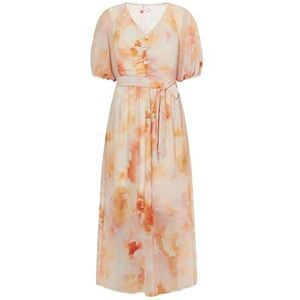 MAHISHA Damesjurk, Oranje meerkleurig., L