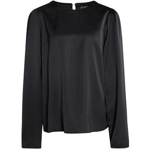 COBIE Chemisier à manches longues pour femme, Noir, S