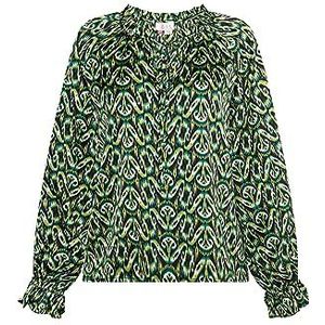 SIDONA Damesblouse, Groen meerkleurig, S