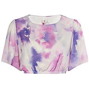 COBIE Damesblouse met batikpatroon, lila meerkleurig, XS