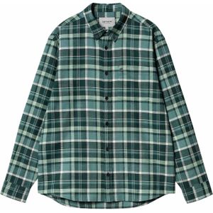 Carhartt - L/S Fendrick Shirt Fendrick Check - Blauw - Blouses