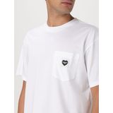 Carhartt Wip - Witte Heart T-shirt - Wit - Heren - Katoen