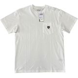Carhartt Wip - Witte Heart T-shirt - Wit - Heren - Katoen