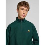 Carhartt - Half Zip American Script Sweat - Sweatshirt - Groen