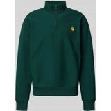 Carhartt - Half Zip American Script Sweat - Sweatshirt - Groen