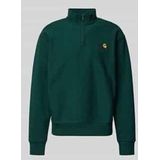 Carhartt - Half Zip American Script Sweat - Sweatshirt - Groen