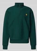 Carhartt - Half Zip American Script Sweat - Sweatshirt - Groen
