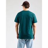 Carhartt WIP - S/S American Script T-Shirt - Groen - Heren - Katoen