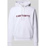 Carhartt Wip - Hooded Sweatshirt - Grijs - Heren - Katoenmix