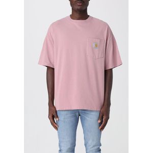 Carhartt WIP - Hudson - T-shirt - Roze - Katoen