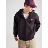 Carhartt - Hooded Heart II Hartt Sweat Jacket - Zwart - Sweatshirt
