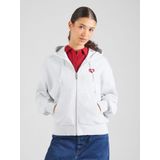 Carhartt - W' Hooded Heart II Hartt Jacket - Sweatshirt - Grijs