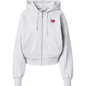 Carhartt - W' Hooded Heart II Hartt Jacket - Sweatshirt - Grijs