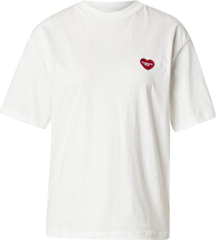 Carhartt WIP - Shirt 'Heart II Hartt' - Rood/Zwart/Wit - T-shirt