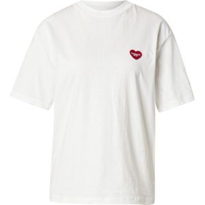 Carhartt WIP - Shirt 'Heart II Hartt' - Rood/Zwart/Wit - T-shirt