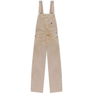 Carhartt WIP - Jumpsuit - Beige - Dames - Katoen