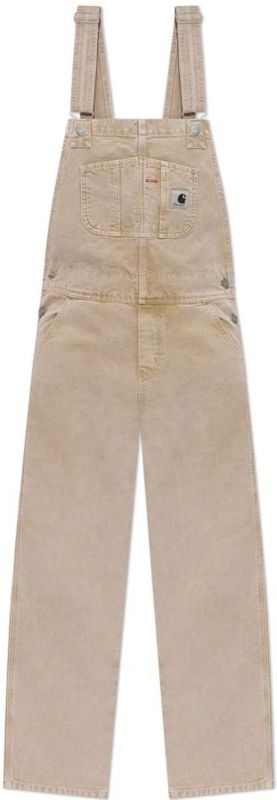 Carhartt WIP - Jumpsuit - Beige - Dames - Katoen