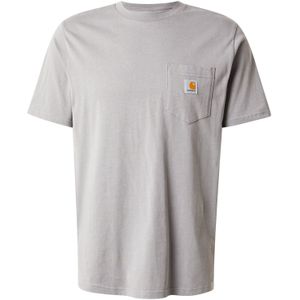Carhartt WIP - Shirt - Donkergrijs - Kwartmouw - Normale Pasvorm