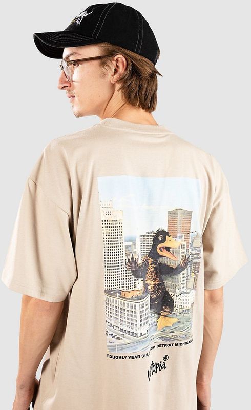 Carhartt - S/S Wiptopia T-Shirt Wall - T-shirt - Beige