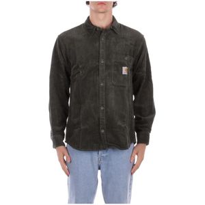 Carhartt Wip - Flint Shirt - Overhemd - Groen - Katoen