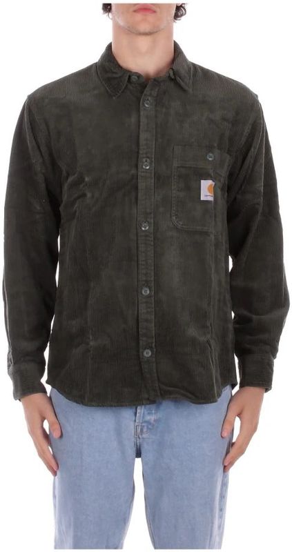 Carhartt Wip - Flint Shirt - Overhemd - Groen - Katoen