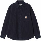 Carhartt Wip, Heren, Overhemden, Blauw, Maat: S