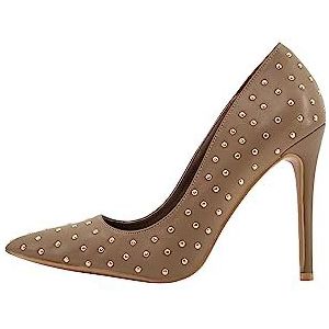 caissa Pumps met studs, pumps met studs, dames, Kameel.