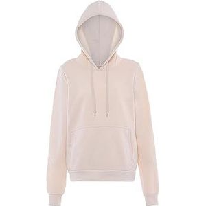 EYOTA Sweatshirt met capuchon voor dames, Donkere crème