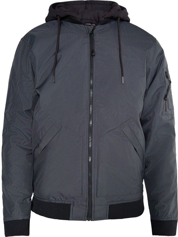 Mo - Bomberjack - Houtskool - Licht Gewatteerd - Waterafstotend