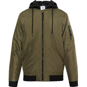 Mo - Gewatteerd Blousonjack - Licht - Zacht Glanzend - Hoge Opstaande Kraag